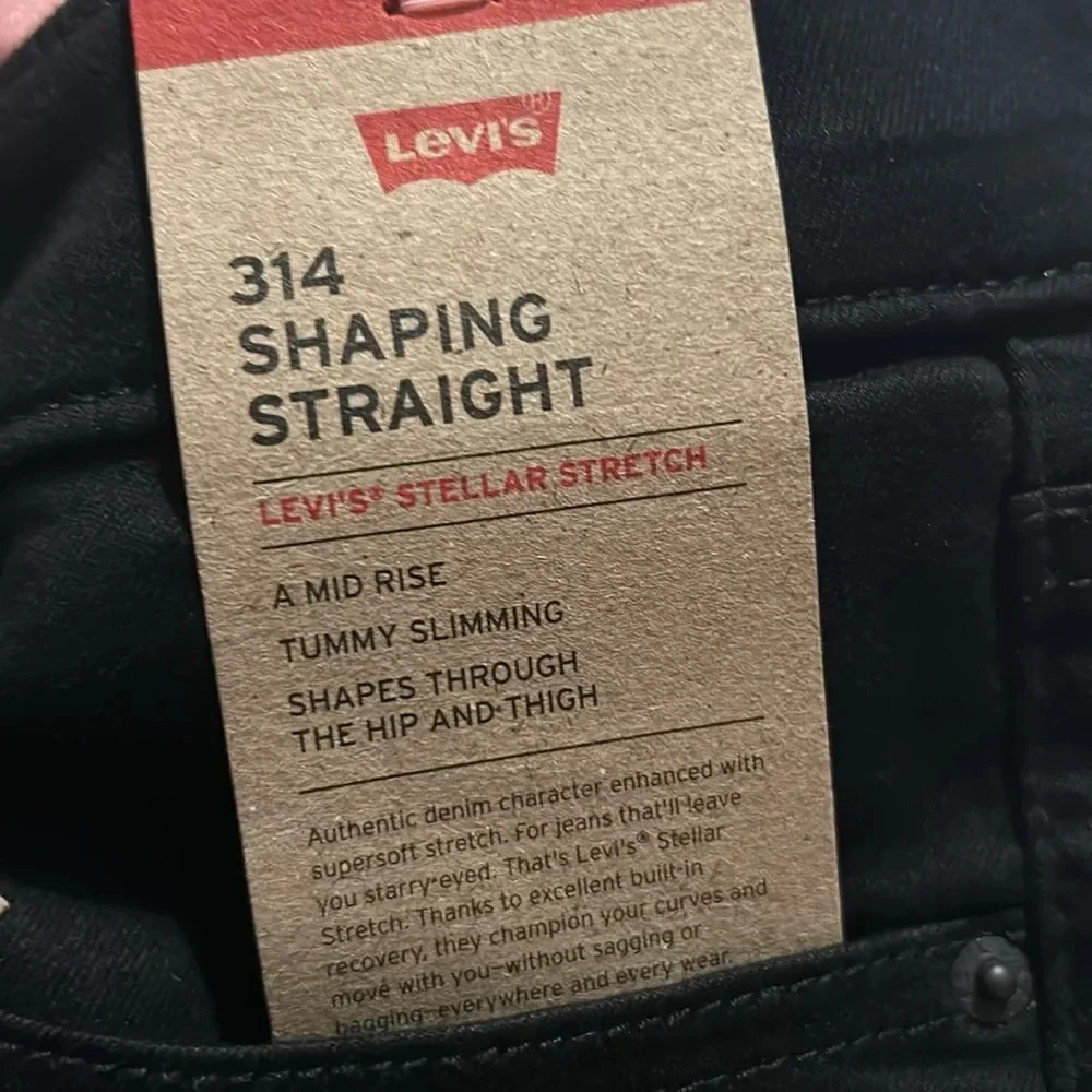 Levi's Women's 314 Shaping Straight Jeans 18 Medium NWT 34x32 - Picture 6 of 8